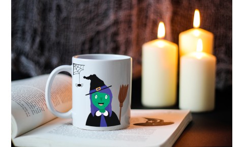 Cute Witch Ceramic Mug